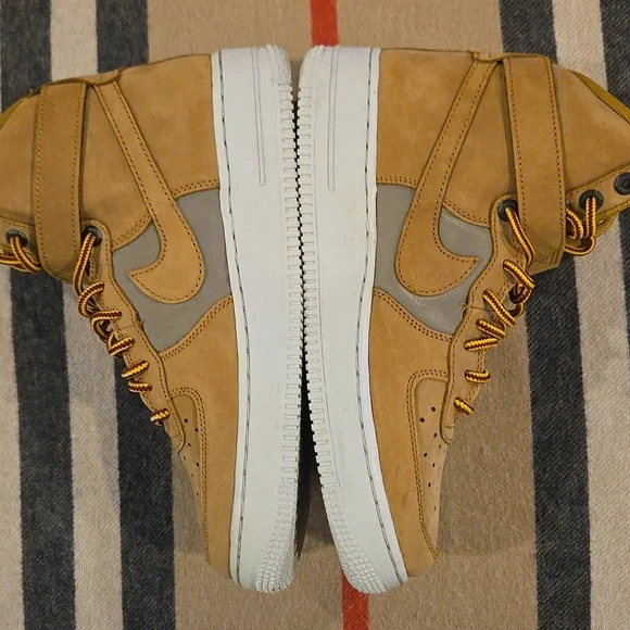 Nike Air Force 1 "Wheat" Size Y 7 - Picture 2 of 5